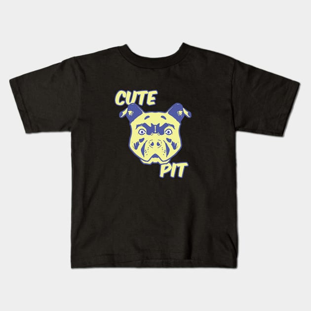 CUTE PIT Kids T-Shirt by slapbasscat